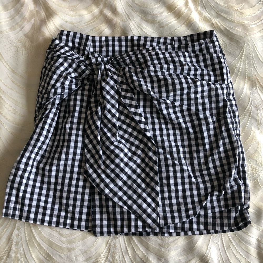 Gianni Bini Gingham Skirt